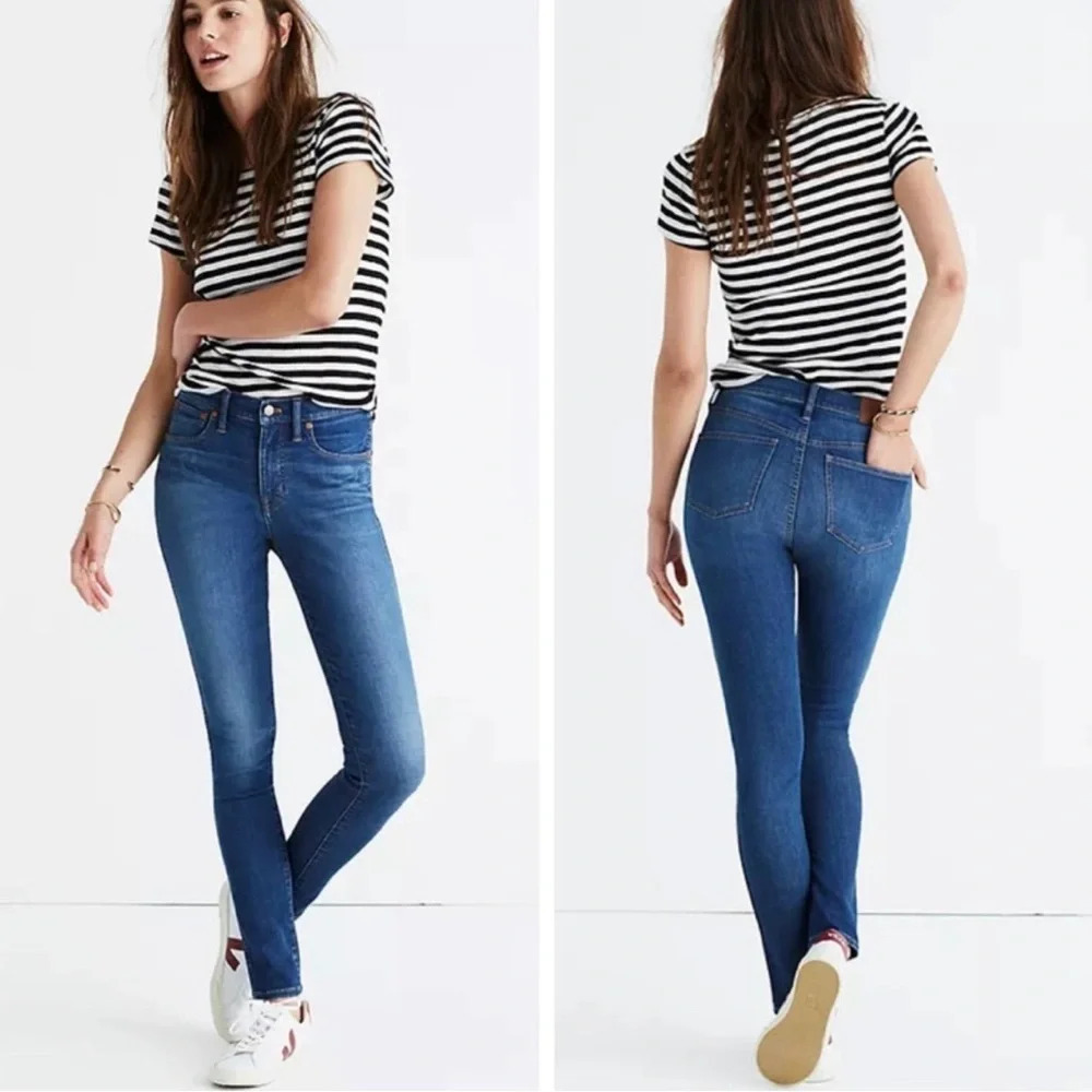 Madewell NWT 9" Mid-Rise Skinny Jeans 25